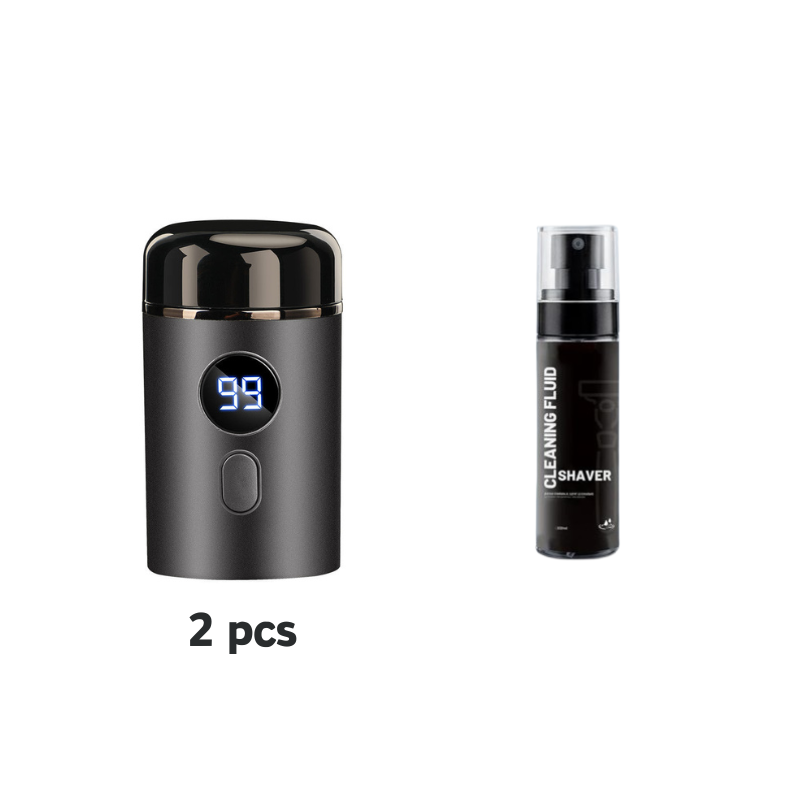 Men’s Powerful Mini Electric Shaver with Digital Display