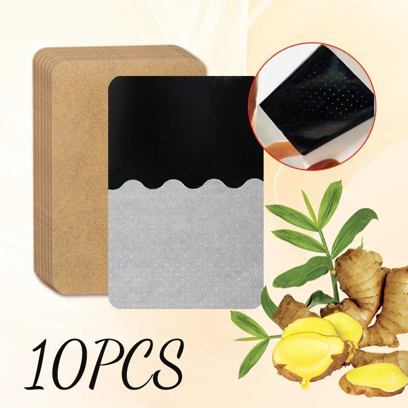 ⏳Time-Limited Sale 50% OFF⏰ Ginger Pain Relief Patches – Natural Heat Therapy for Aches & Stiffness | Stick It Where It Hurts! 💆‍♀️