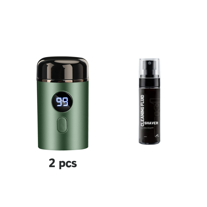 Men’s Powerful Mini Electric Shaver with Digital Display