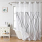 Waffle Pattern Shower Curtain