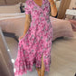 💃Hot Sale 49% OFF🔥 Floral Print V-neck Dress