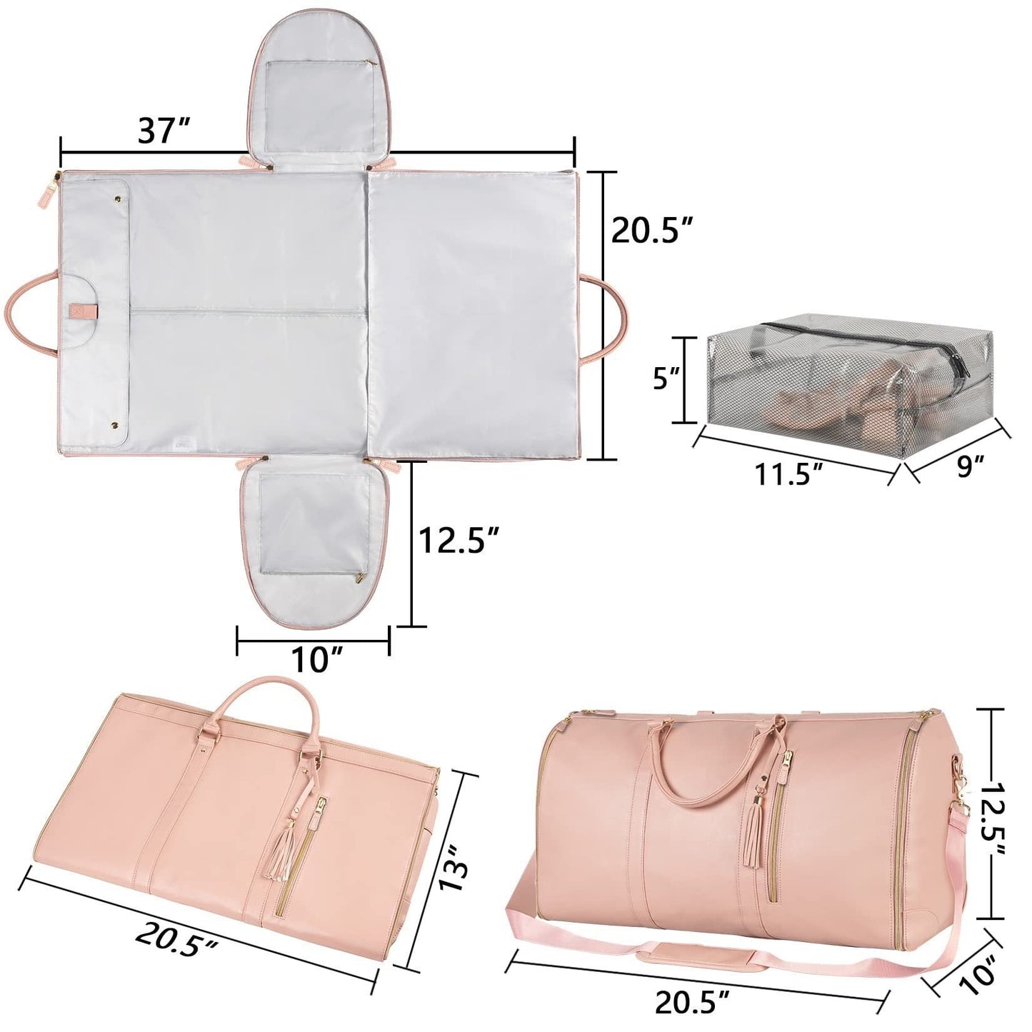 🧳 LIMITED-TIME 50% OFF! ✨ Travel Garment Bags – Foldable, Wrinkle-Free, 2-in-1 Design ✈️