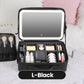 Portable Makeup Bag With LED Mirror
