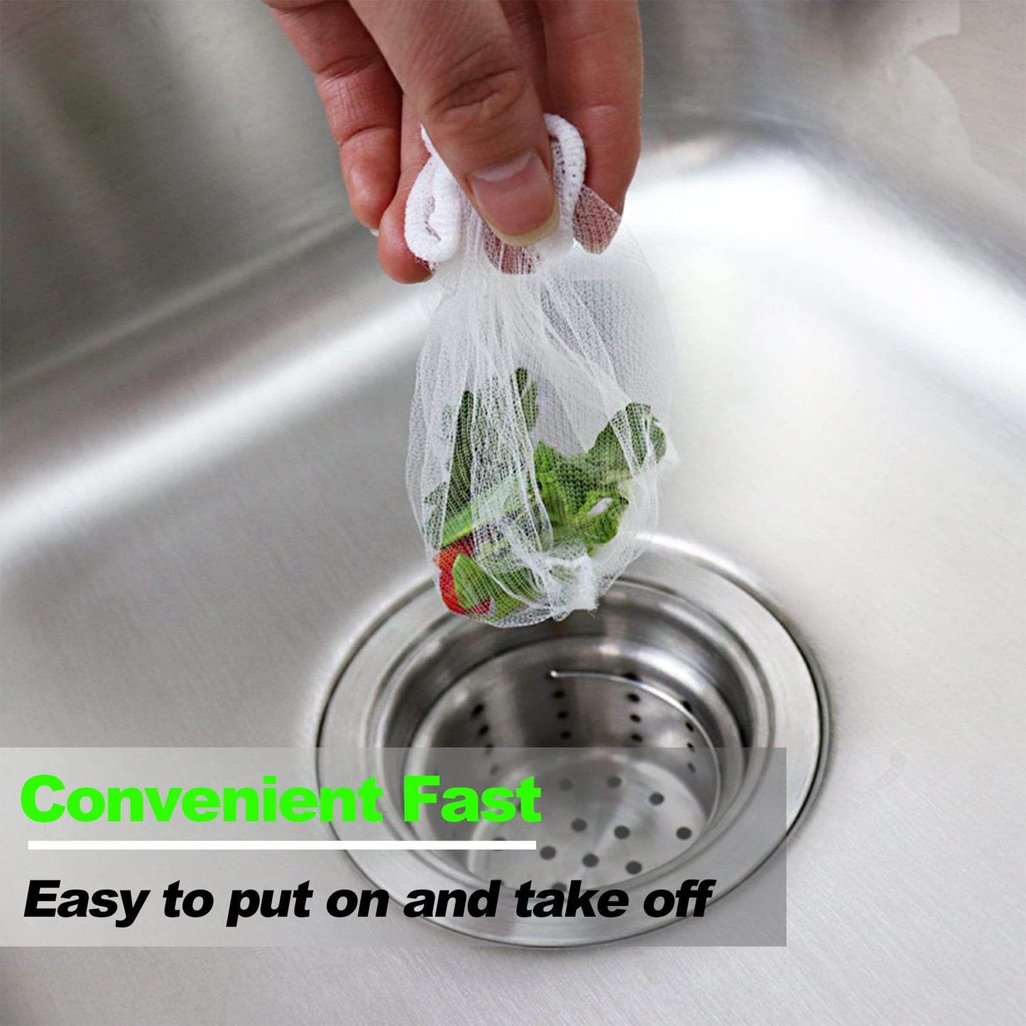 🍃Disposable Mesh Sink Strainer Bags