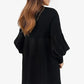 🎁💓2025 New Design 50% OFF🍁Women's Plus Size Lantern Sleeve Stand Collar Dress