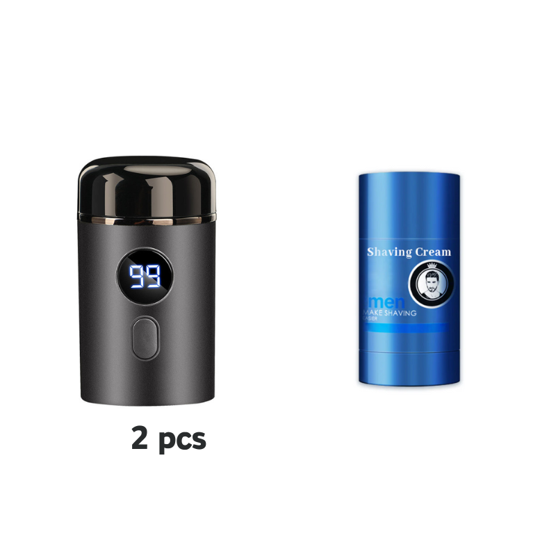 Men’s Powerful Mini Electric Shaver with Digital Display