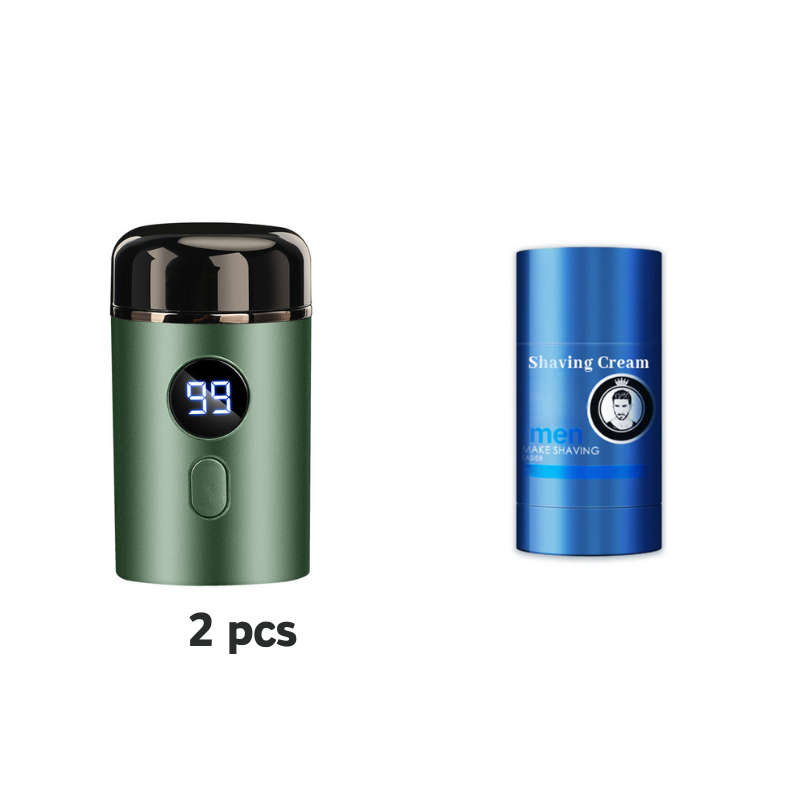 Men’s Powerful Mini Electric Shaver with Digital Display