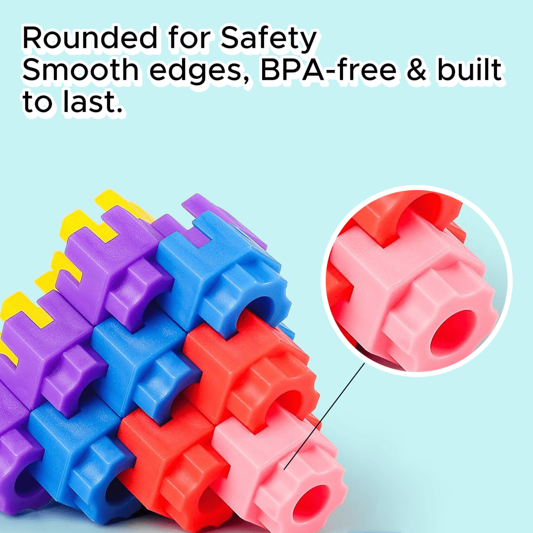 🔥Last day sale 50% OFF🧸Endless Fun with Snap-Together Hexagon Building Blocks🪄