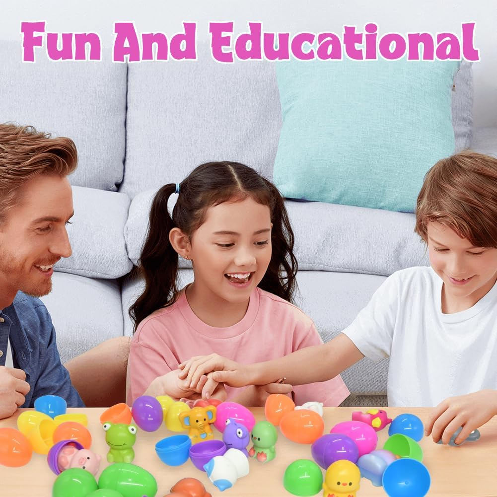 🔥Last Day Special Price ￡13.99!!⚡50K+ SOLD🎁12/24PCS Easter Eggs Prefilled Slow Rising Squishy Toys