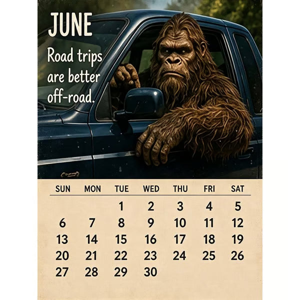 🦶2027 Bigfoot's Daily Life Calendar