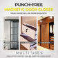 Magnetic Door Closer Without Perforations