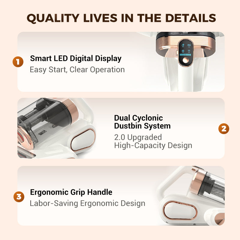 ⏳Time-Limited Special 50% OFF！⏰Mattress Vacuum Cleaner for Dust Mites Removal[Free Shipping US]