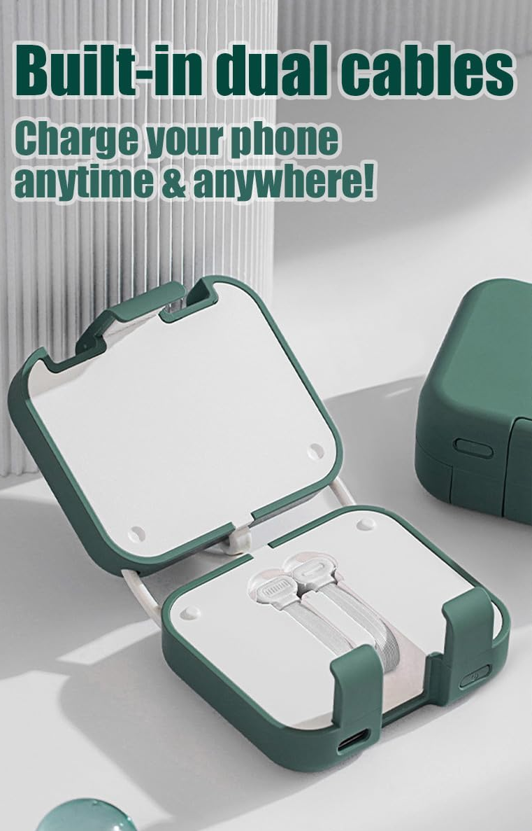 🔥2025 New products🌸 Portable Wireless Charging Treasure Mobile Phone Holder