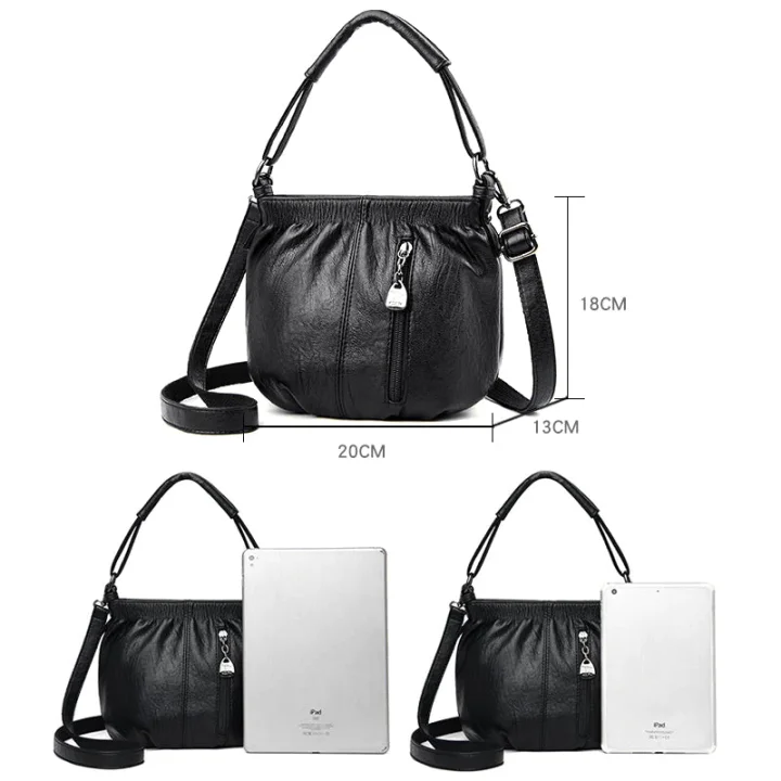 🔥Women's Retro Pleated Bucket Shoulder Bag