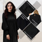 🎁💓2025 New Design 50% OFF🍁Women's Plus Size Lantern Sleeve Stand Collar Dress