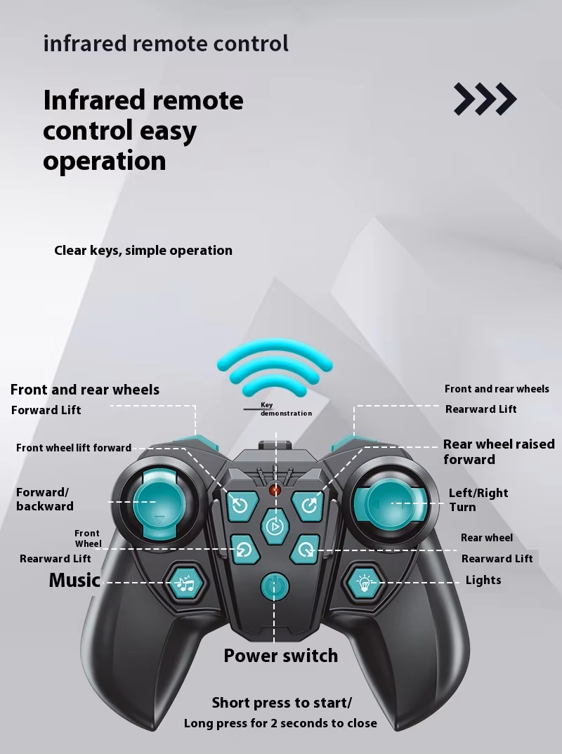🔥New Hot Selling🔥Stunt Eight Wheel Smart Remote Fancy Control Robot Dog