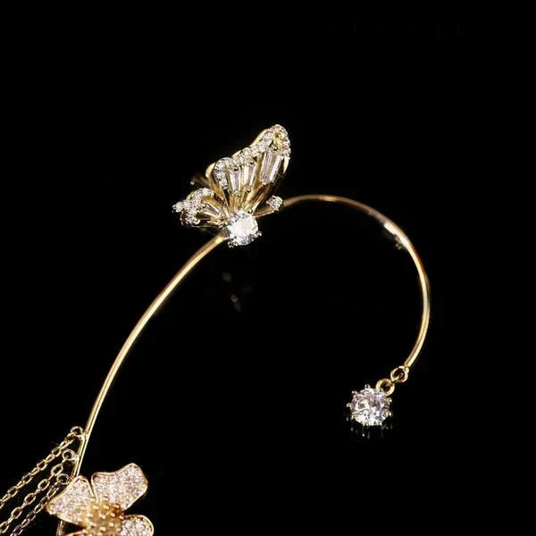 🎁Hot Sale 50% OFF✨BUTTERFLY TASSEL STYLE ZIRCON EARRINGS | PERFECT GIFT💎