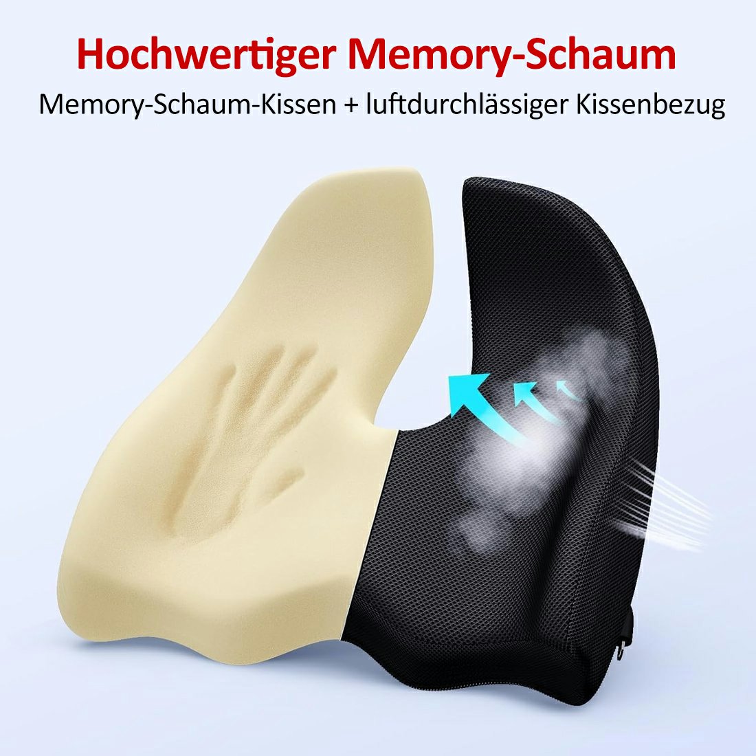 🎁LAST DAY 40％ DISCOUNT🔥Ergonomic seat cushion made from memory foam