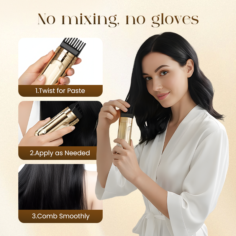 🔥Buy 1 Get 1 Free🌿2-in-1 Convenient Hair Dye Comb For Gray Hair（40% OFF）