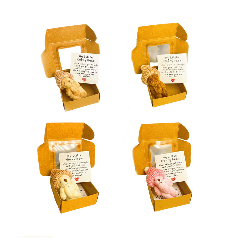 🎁Handmade Mini Plush Teddy Bear in Box🧸