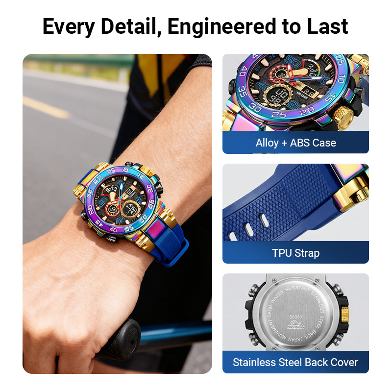 ⏳Time-Limited Special 63% OFF⏰MULTIFUNCTION LED WATCH - Waterproof & Digital Display, 7 Sports Modes with Sleep Monitor, Perfect for Outdoor and Daily Use 🌟🔋