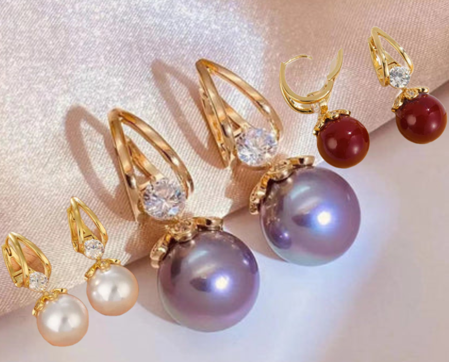 ✨Happy New Year—80% OFF✨Sparkly Huggie Dangle Earrings