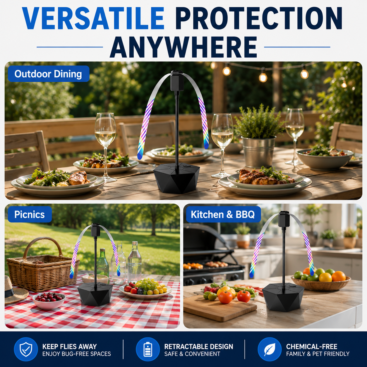🔥While stocks last 50% discount!🌀Table fan against flies🔇