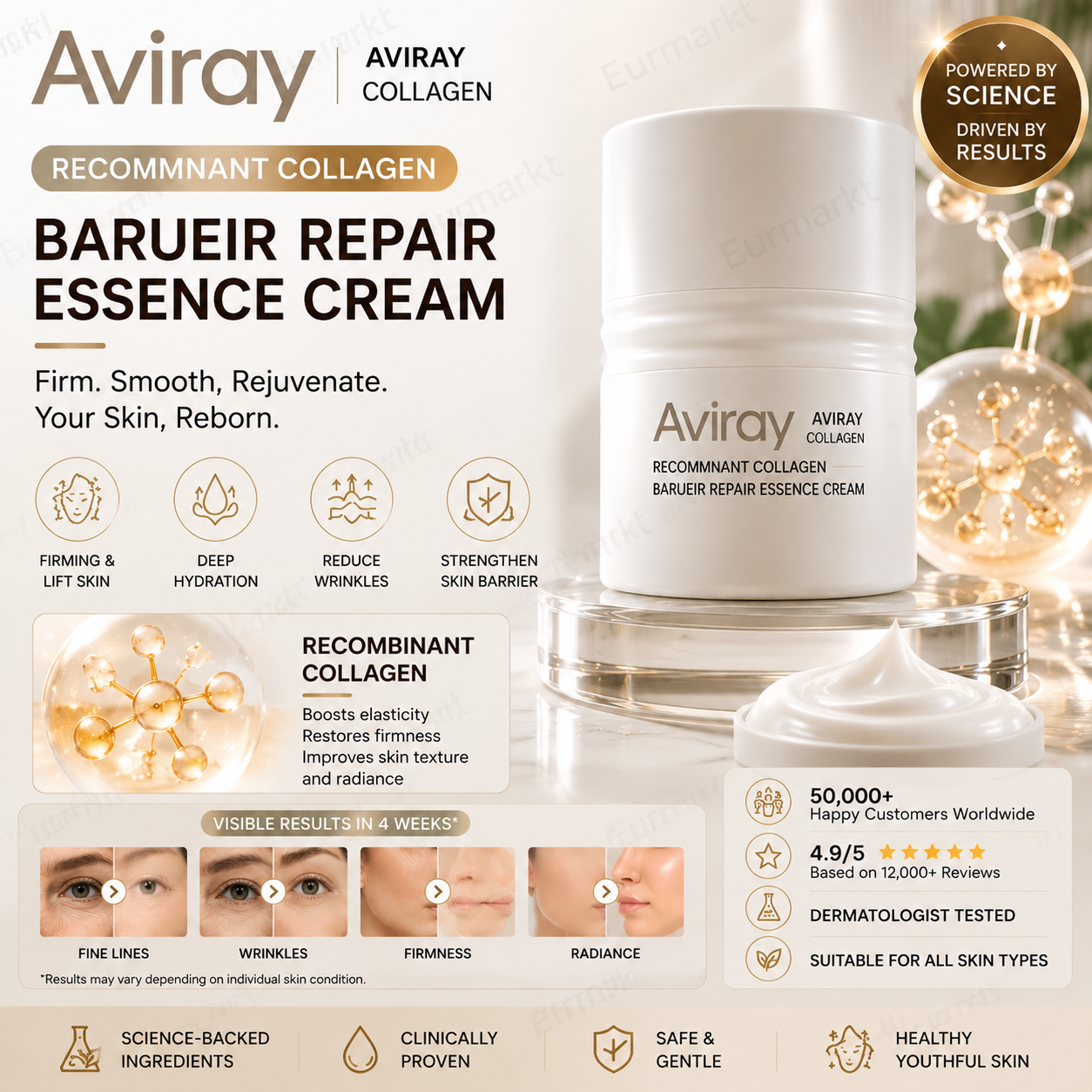 🥳 HOT SALE 2026 🥳 💞 50,000+ SOLD! 👵❤️ Moisturizing & Anti‑Wrinkle Cream