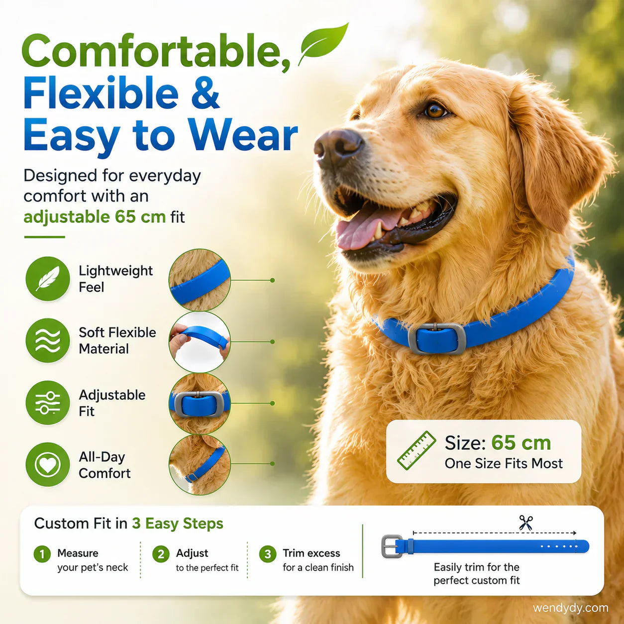 🎉 FLASH DEAL 50% OFF🐶🐱 – Plant-Based Flea & Tick Collar 🌿 Up to 8 Months Protection, Slow-Release Oils, Water-Resistant 💦 Repels Mosquitoes & Larvae, Comfortable & Safe for Daily Wear 🐕