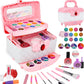 💅[Kids Play Makeup Kit with Case]✨Direct 50% Off -Water-Soluble Safe Cosmetics for Girls, Creative Dress Up Toy!💖💧 Grab It Now or Regret Later!⏰