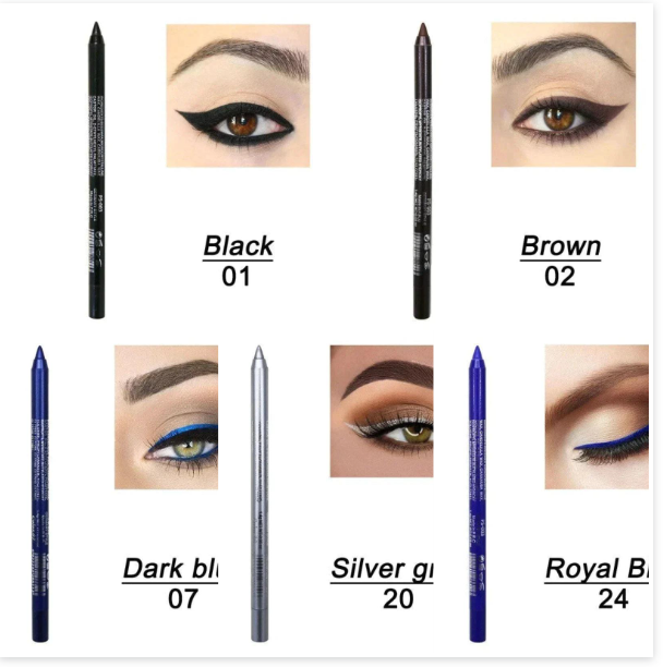 🎁Super Deal💜 50,000 Units Sold✨ 14-Piece Waterproof Gel Eyeliner Set Features metallic and pearlescent finishes Long-lasting, smudge-proof formula✨