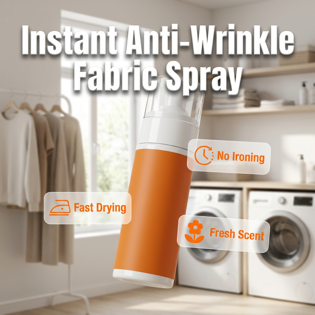 🔥Buy 3 Get 1 Free🔥Instant Anti-Wrinkle Fabric Spray