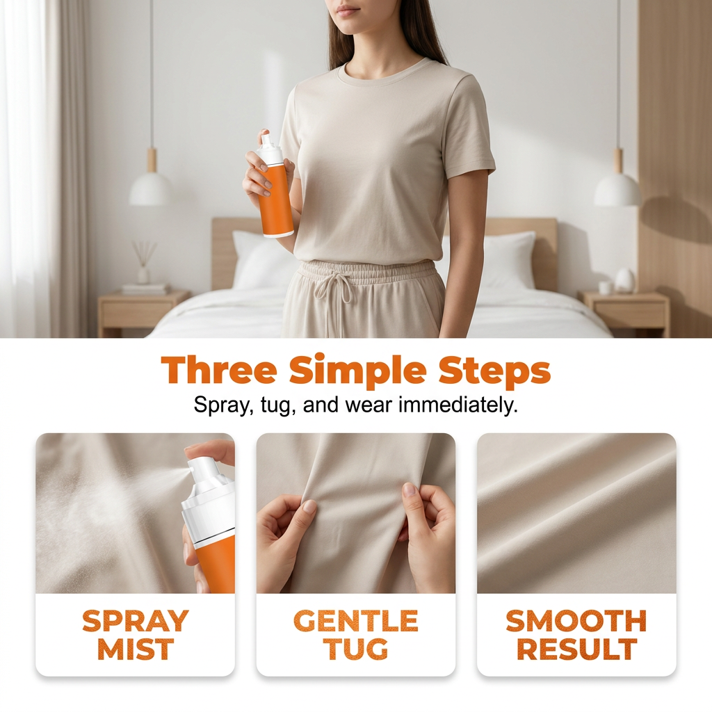 🔥Buy 3 Get 1 Free🔥Instant Anti-Wrinkle Fabric Spray