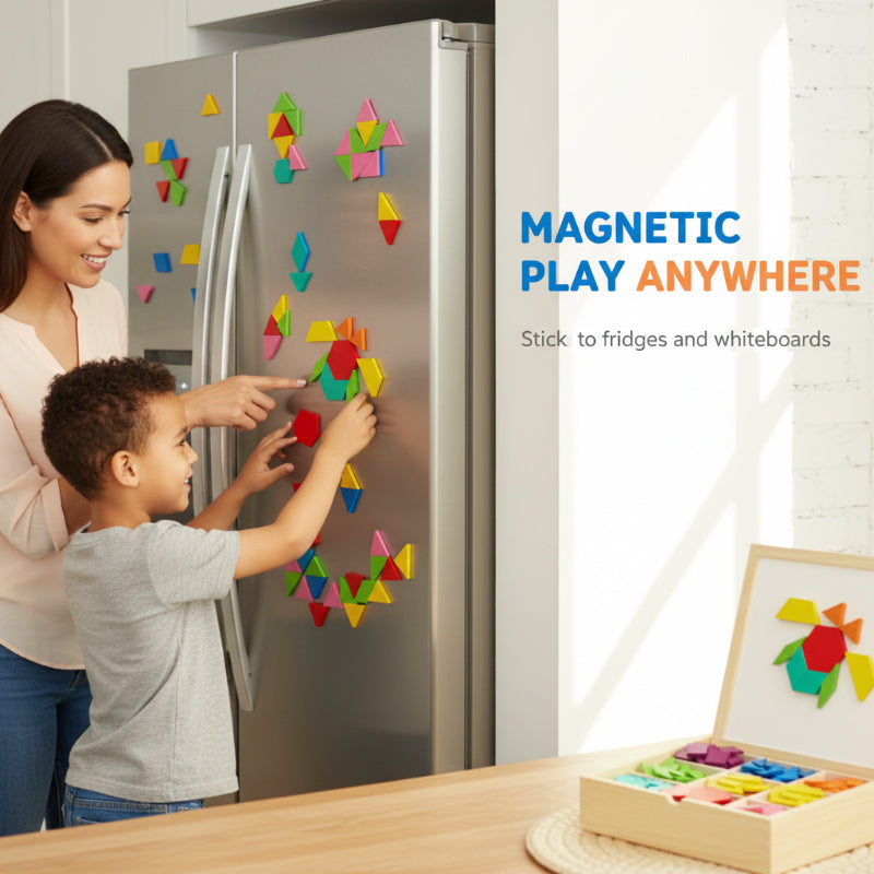 Creative Magnetic Geometric Puzzle Blocks Set