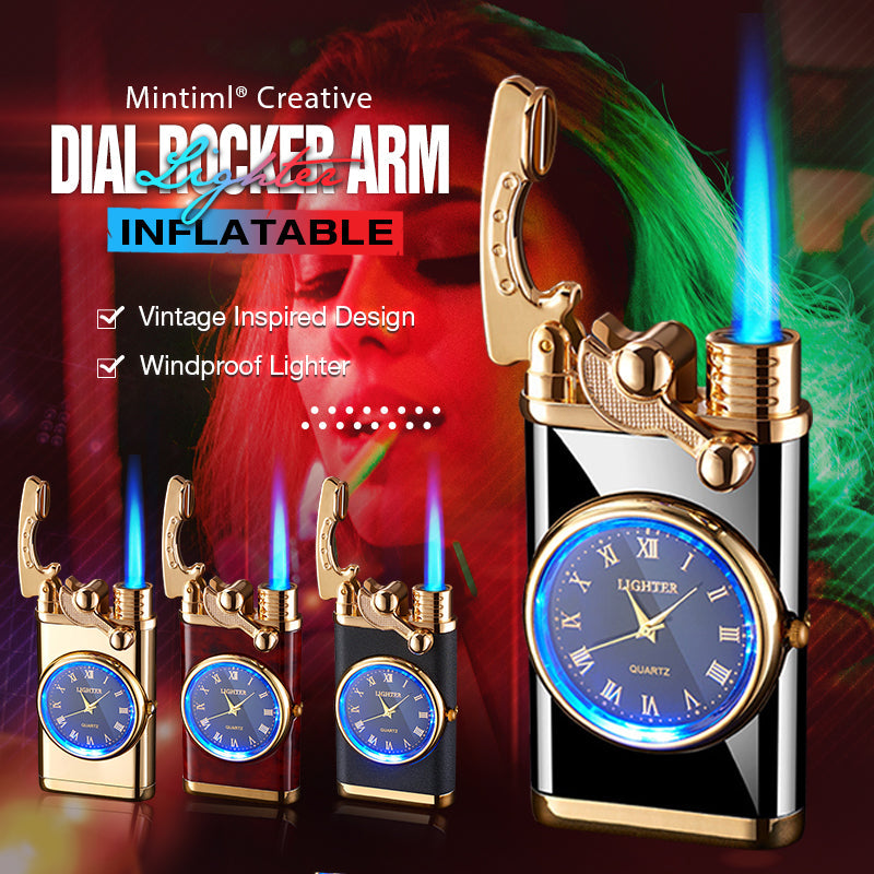 🔥2025 Hot Sale 50% OFF🔥Stylish Windproof Lighter + Digital Clock