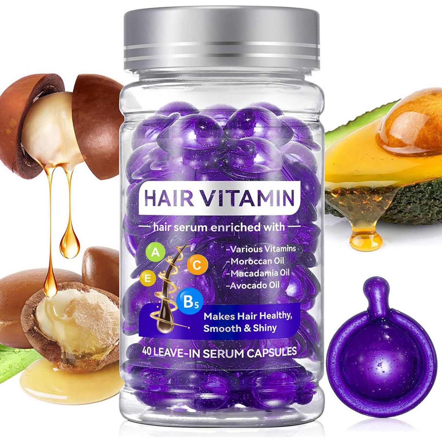 🔥Summer Promotion 49% OFF - Moroccan Oil and Vitamin Hair Treatment Serum