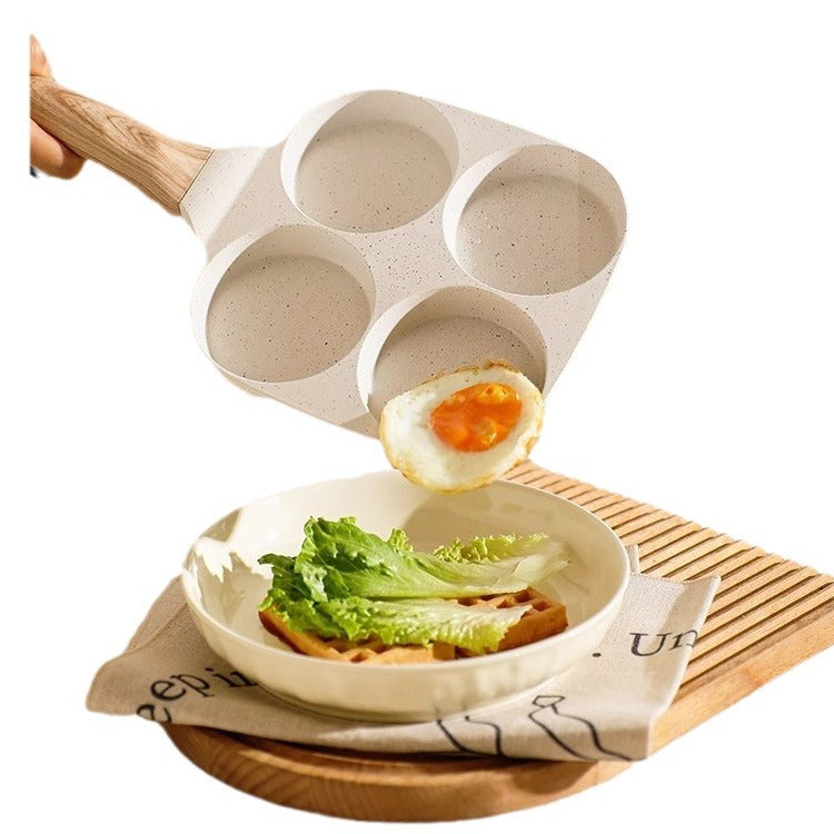 🍳50% discount🥚 Four-hole egg pan, breakfast omelette home frying pan non-stick pan