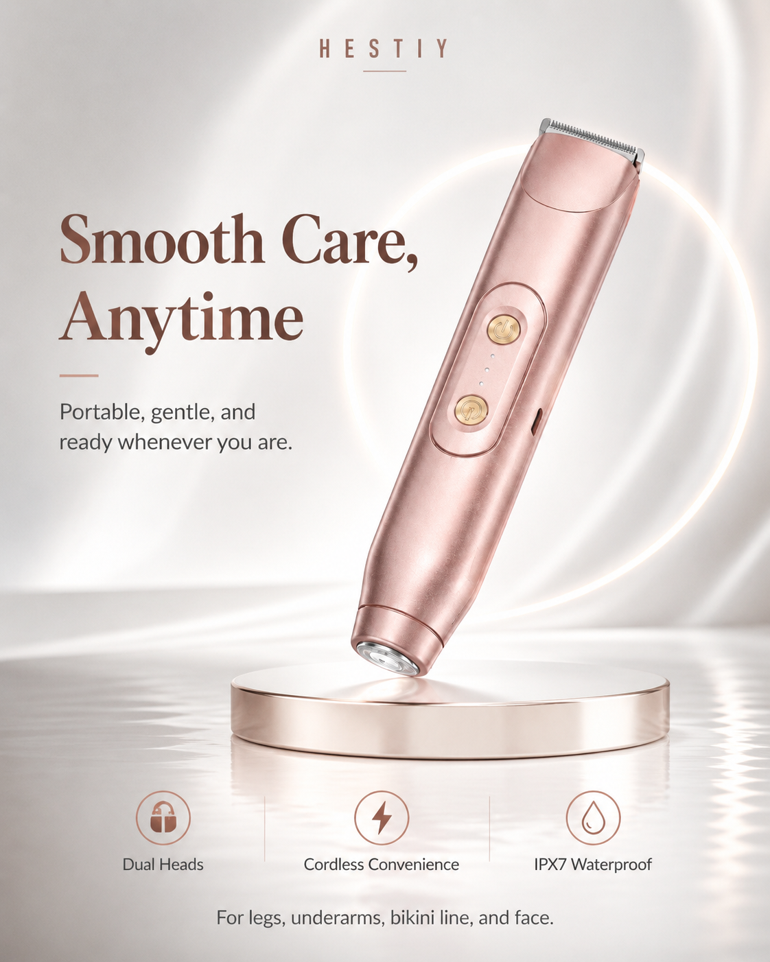 2-in-1 Electric Shaver for Women
