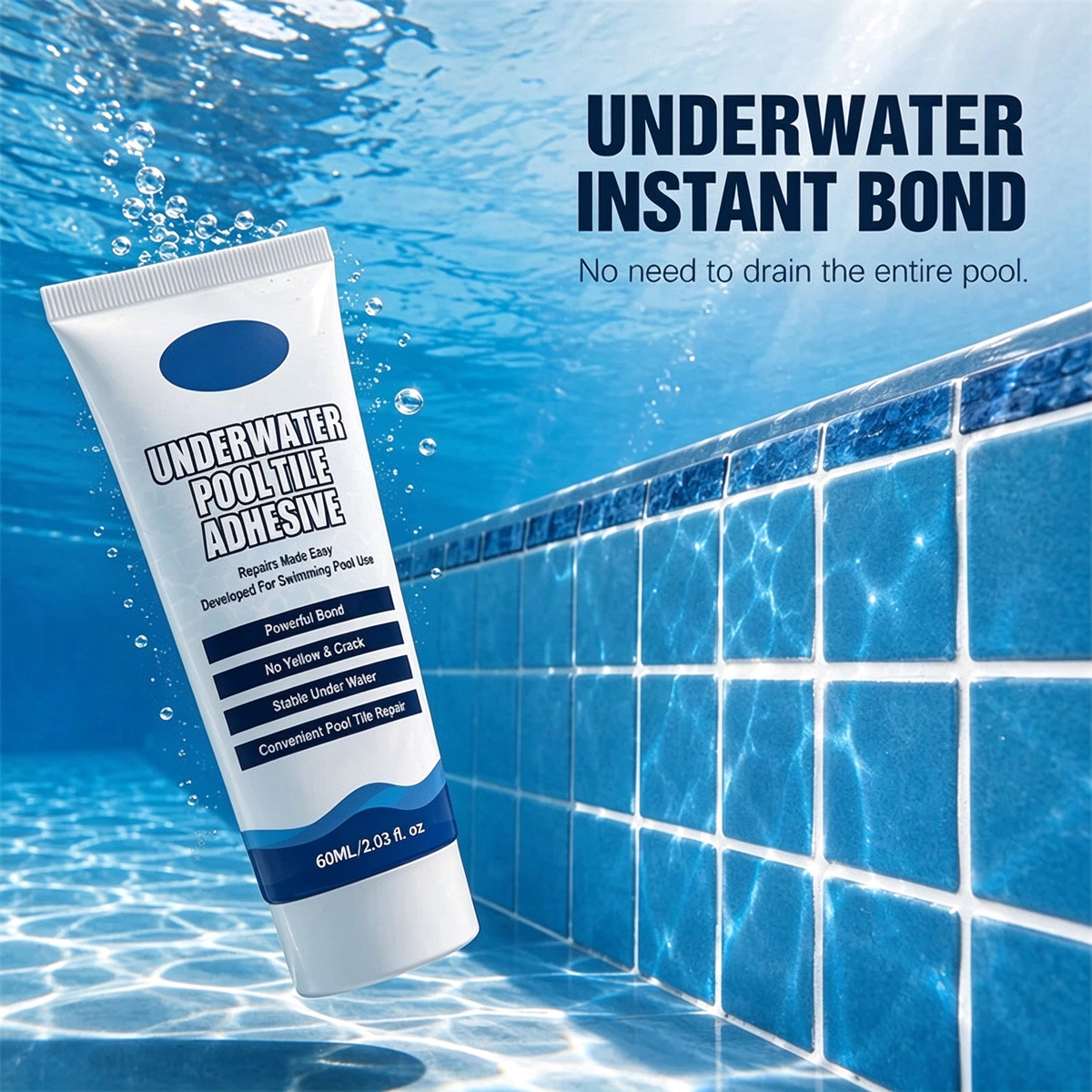 High Strength Underwater Pool Tile Adhesive