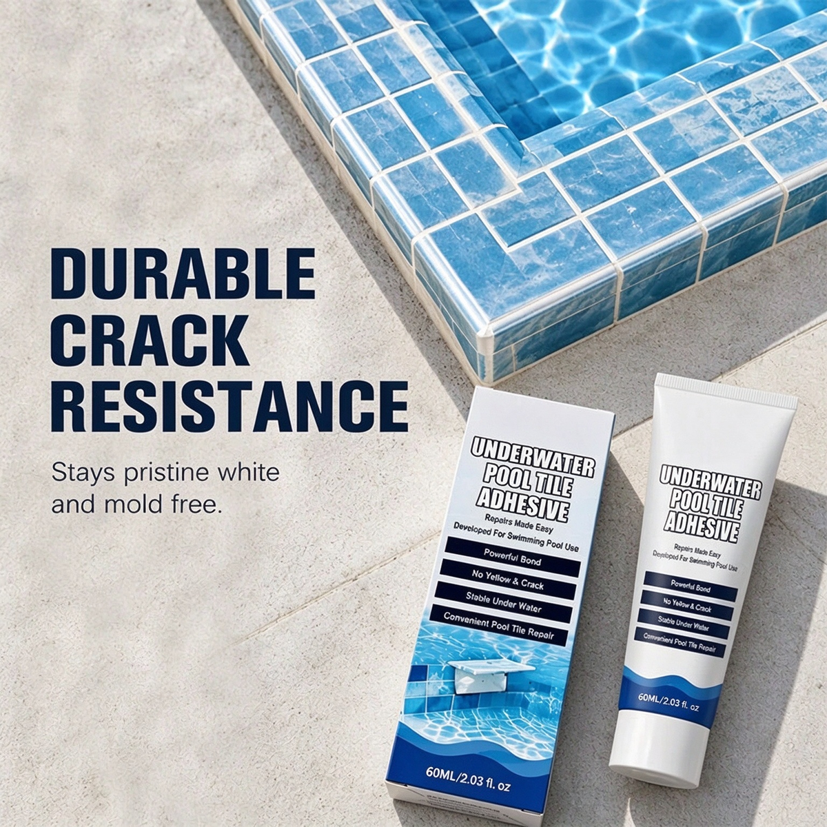 High Strength Underwater Pool Tile Adhesive