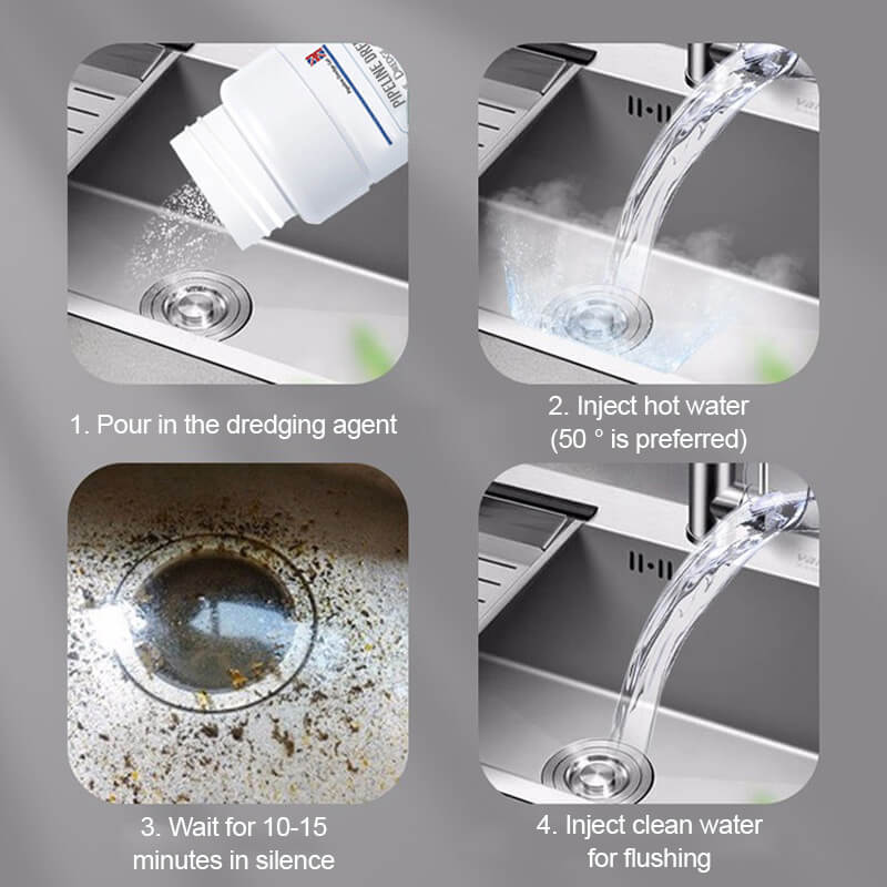🥳2026 HOT SALE🥳💞50K+ SOLD!🔧💨 50% OFF! Pipeline Dredging Agent – High‑density gel clings to pipes, rapidly dissolves hair, grease & soap. Non‑corrosive, odourless & safe for all pipes. A clog‑free home! 🚰✨