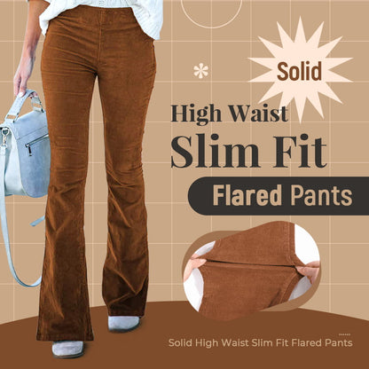 🔥Buy 2 pieces and get free shipping✨High Waist Slim Micro Corduroy Elastic Waist Lounge Pants