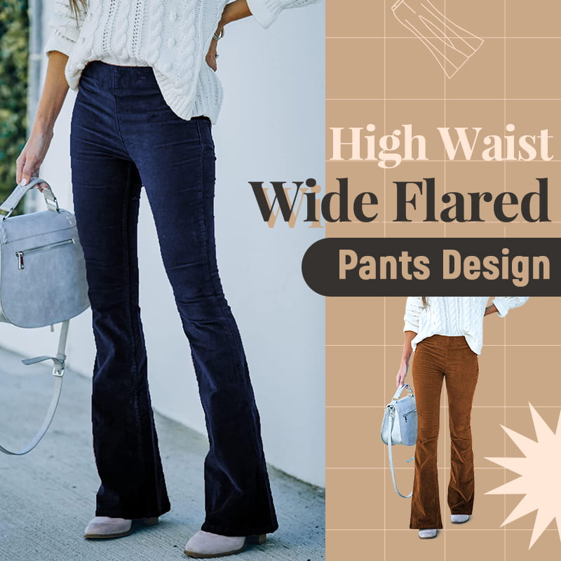 🔥Buy 2 pieces and get free shipping✨High Waist Slim Micro Corduroy Elastic Waist Lounge Pants
