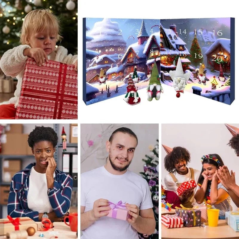🔥HOT SALE 50% OFF🎁2025 Christmas Gnome Advent Calendar🎅