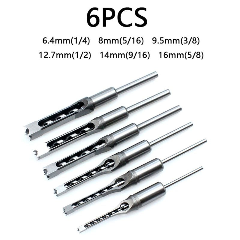 🔥2025 HOT SALE🔥Woodworking Square Hole Drill Bits