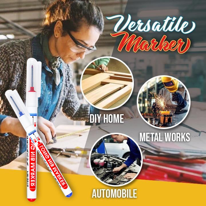 ✨🖌️Multi-Purpose Woodworking Pen With Long Tip