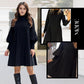 🎁💓2025 New Design 50% OFF🍁Women's Plus Size Lantern Sleeve Stand Collar Dress