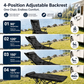 Heavy-Duty Reclining Chair – Foldable, All-Terrain Relaxation
