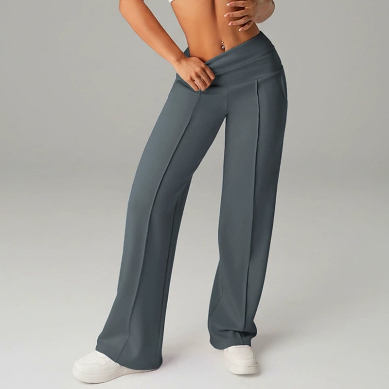 👖50% OFF! 👚 Women‘s Straight Leg Pants – Loose Fit, Plain Design & Comfortable Everyday Wear 👩