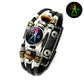 Glow-in-the-Dark 12 Leather Zodiac Bracelet for Men and Women(6.9/8.1in)